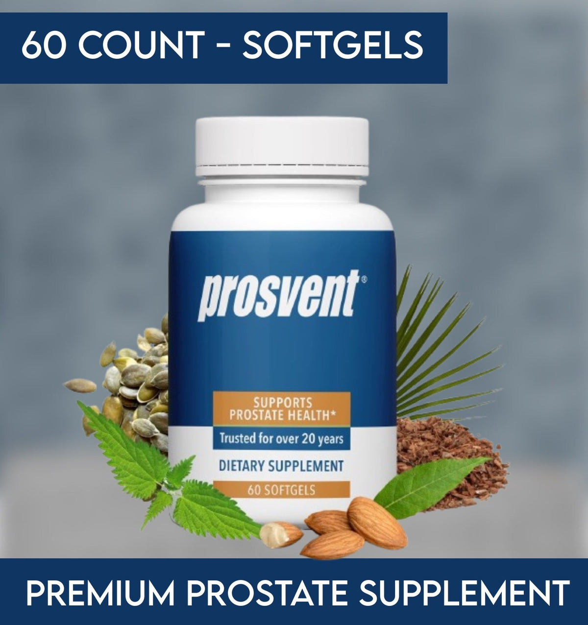 Prosvent prostate support bottle