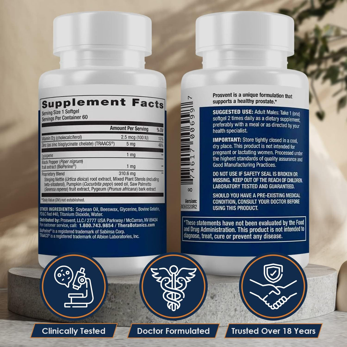 Prosvent advanced ingredients