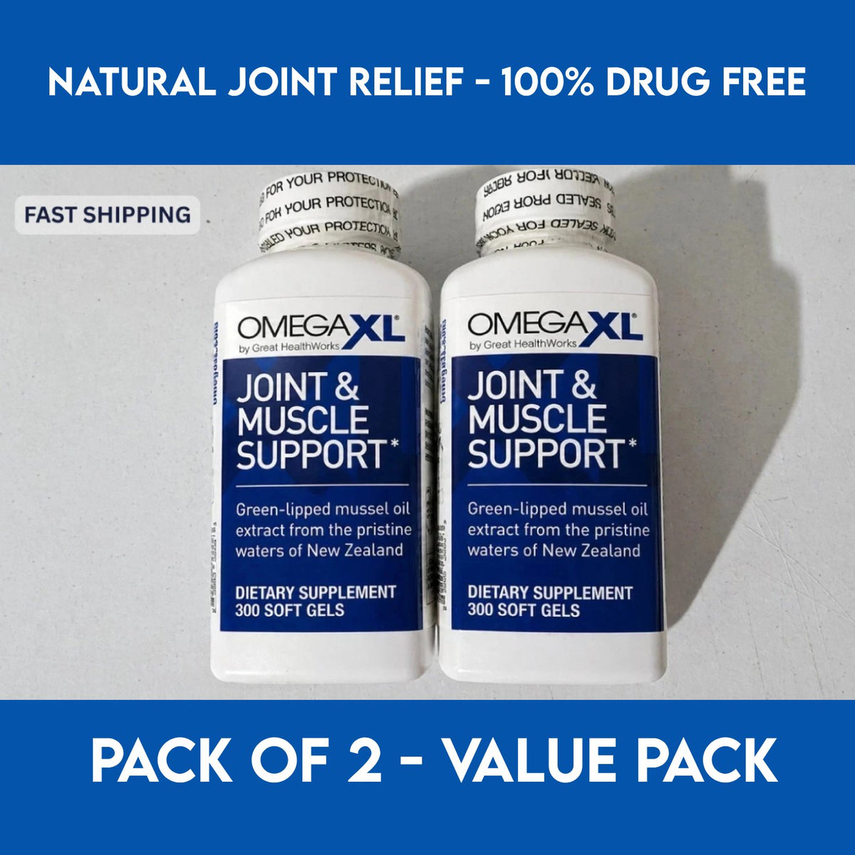 OmegaXL omega-3 joint support pack of 2