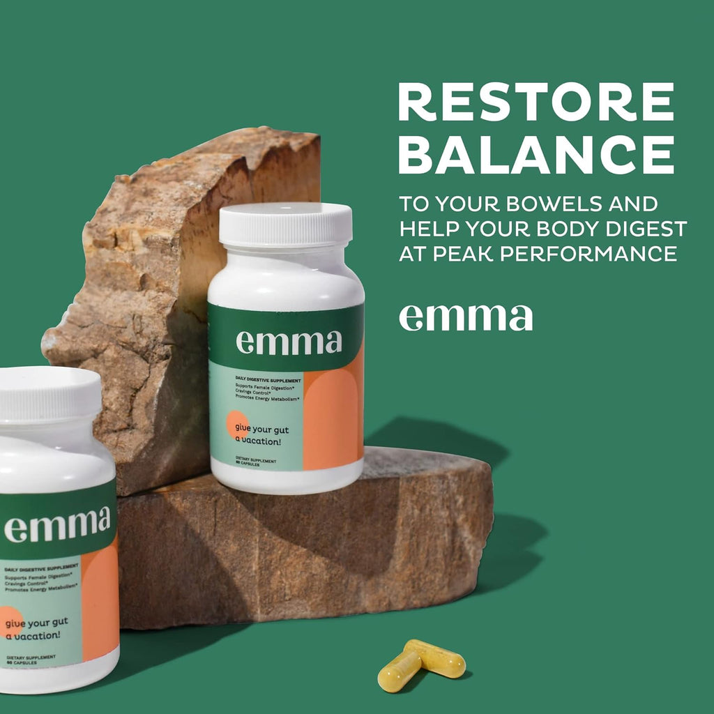 Emma gut health capsules bottle
