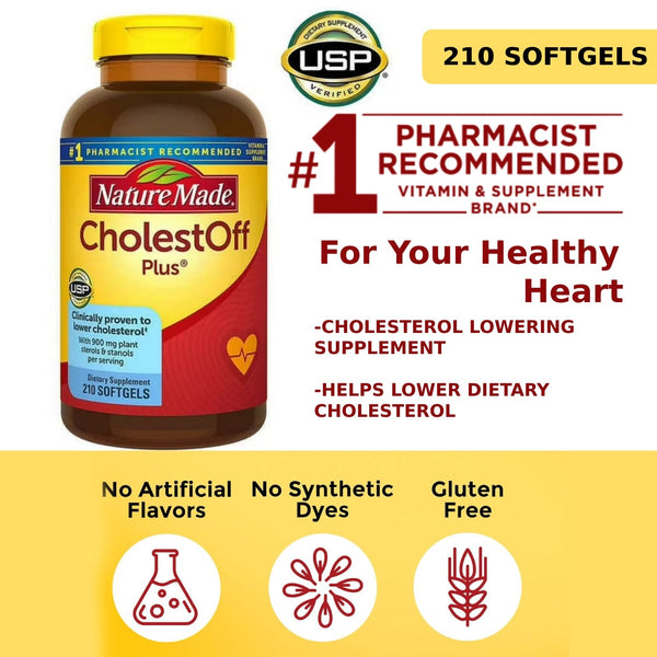 Nature Made CholestOff Plus bottle